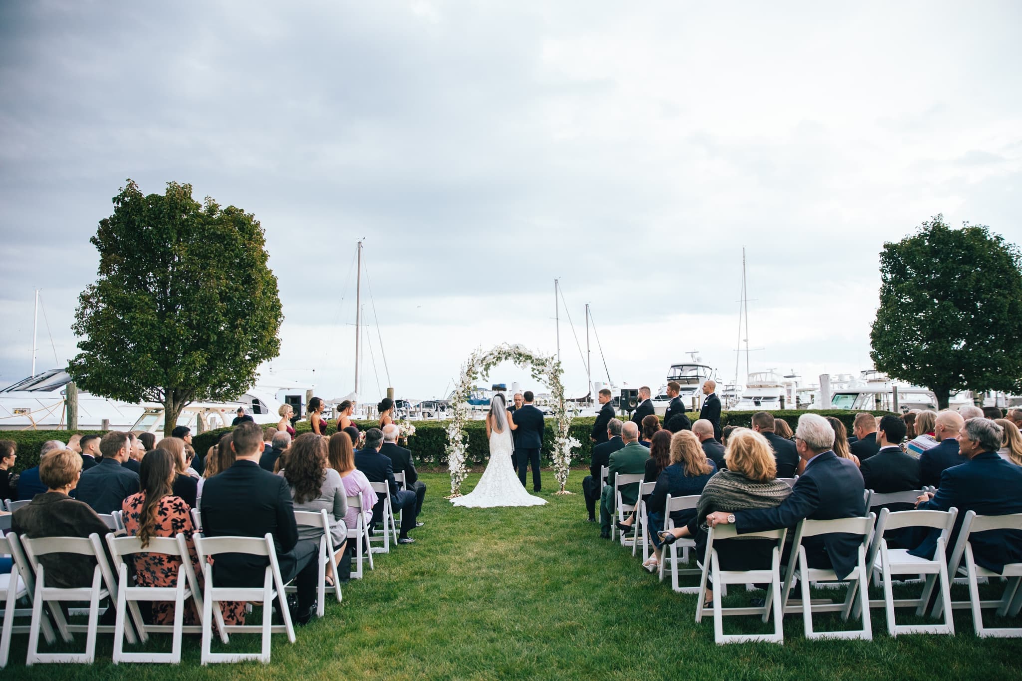 grosse point yacht club wedding ceremony