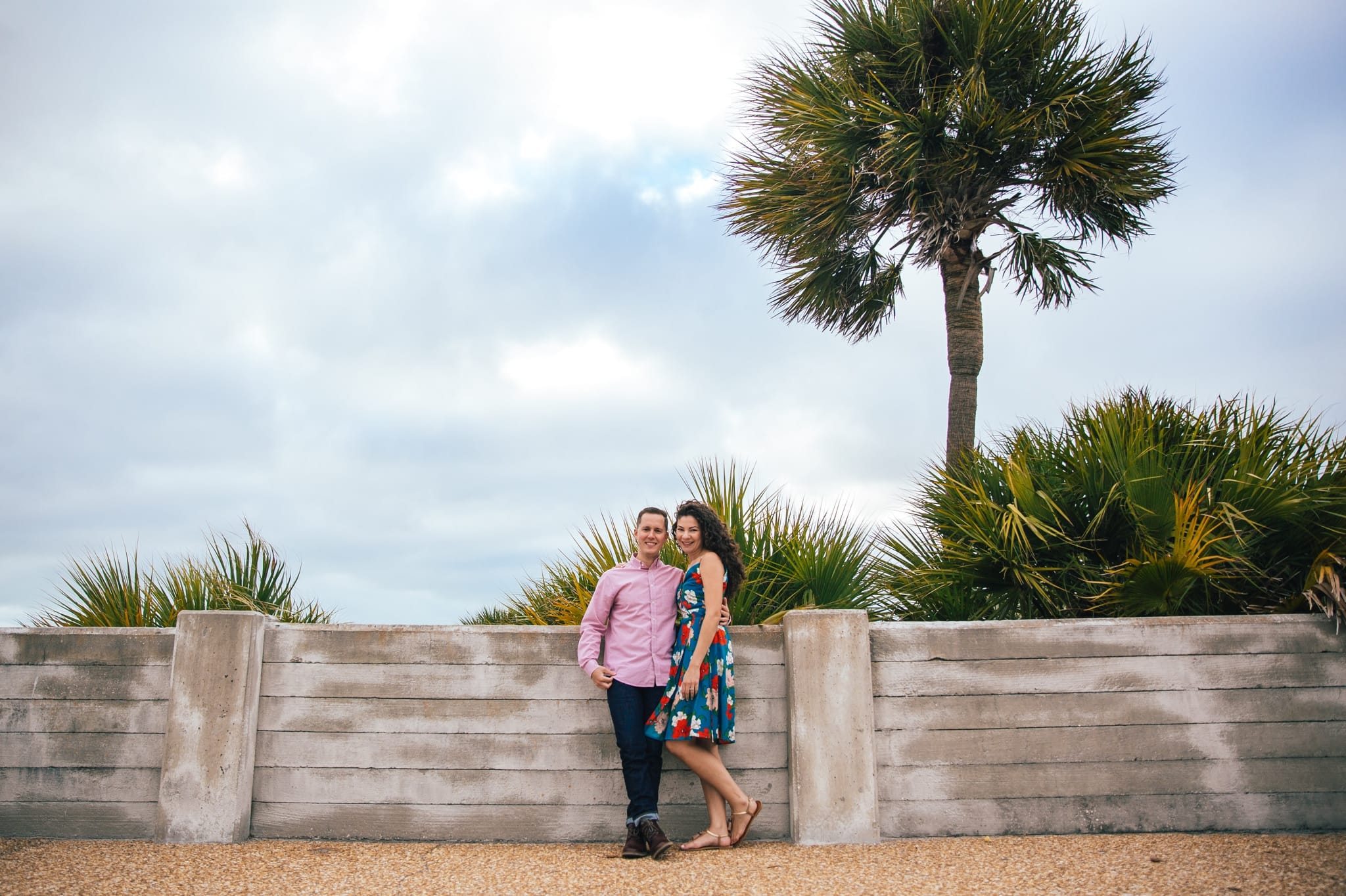 Clearwater engagement photo