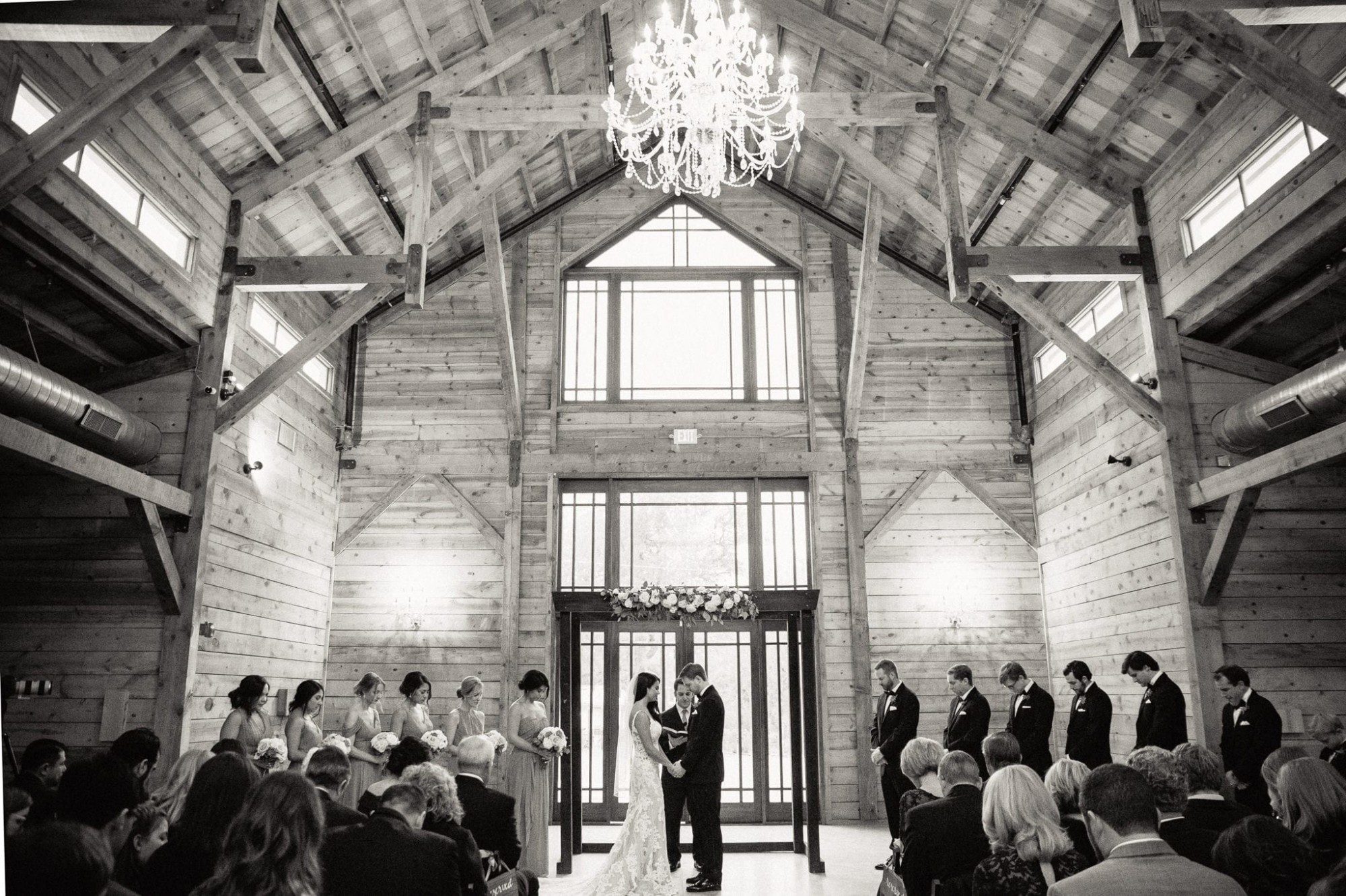 Addison Grove wedding ceremony barn