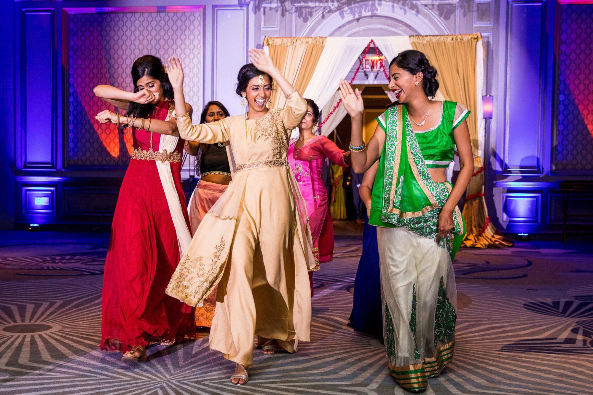 Indian wedding reception introduction