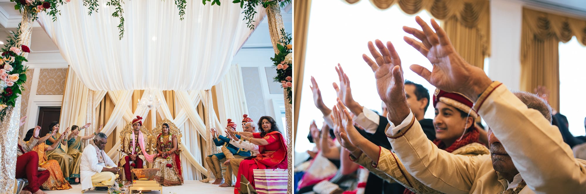 Traditional Indian wedding ceremony