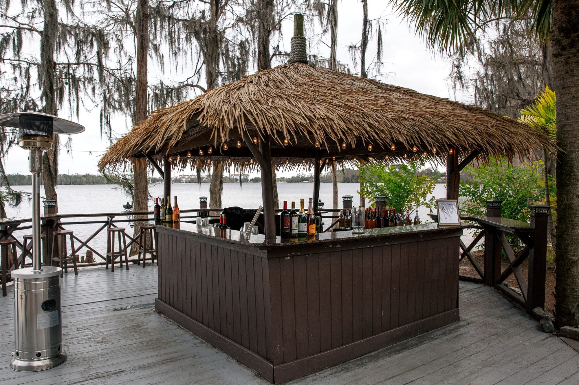 Paradise Cove outdoor wedding bar