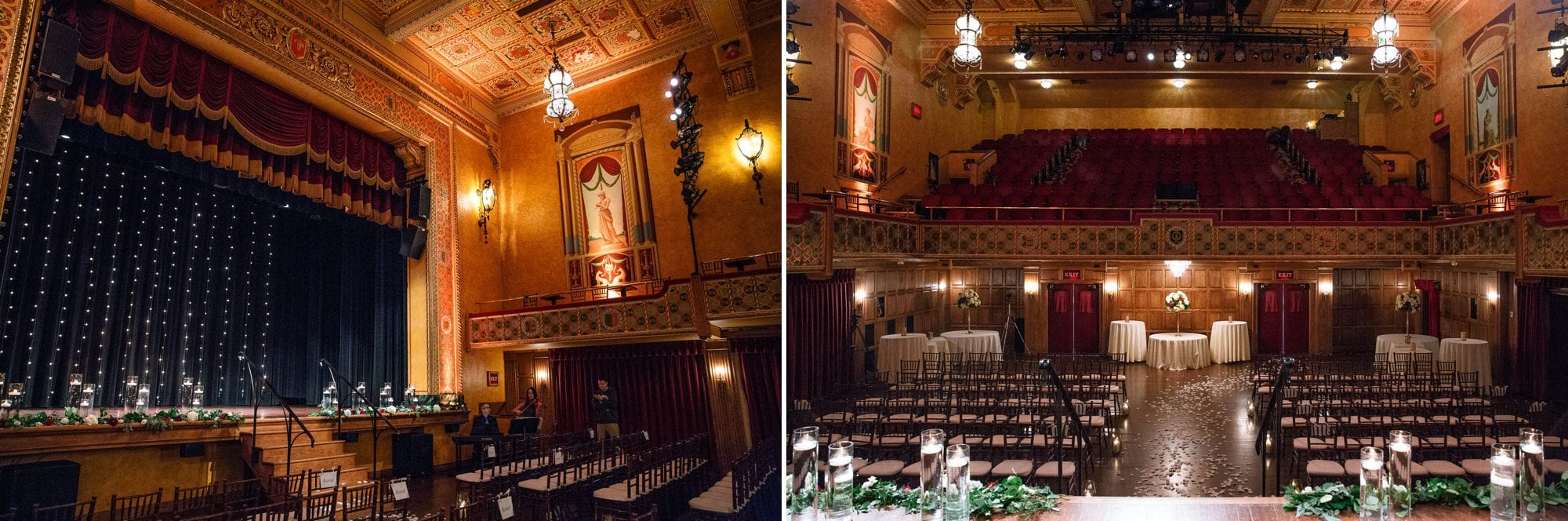 Gem Theatre Detroit Wedding - Rosy & Shaun Photography