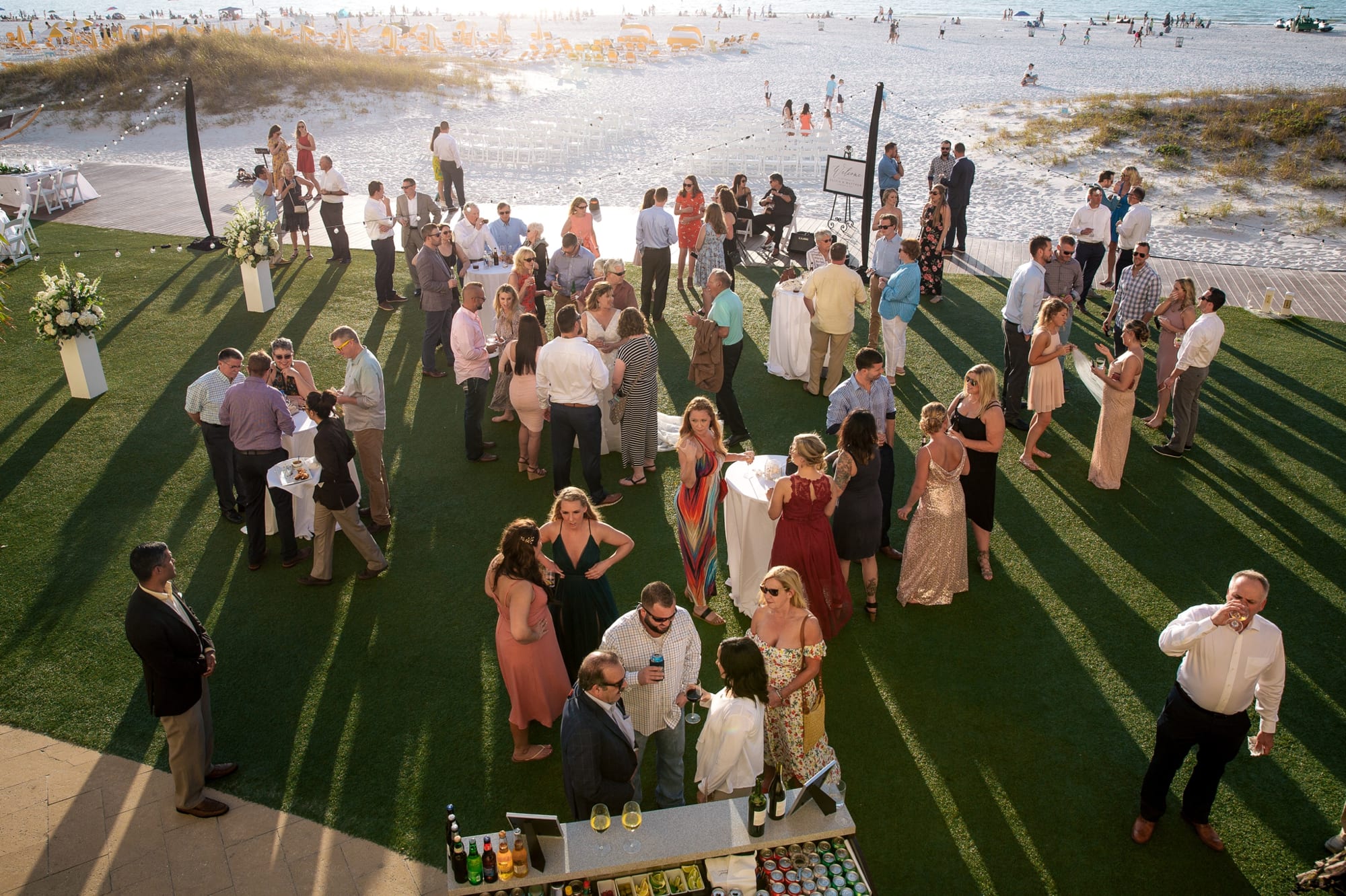 Clearwater Sandpearl Resort wedding reception