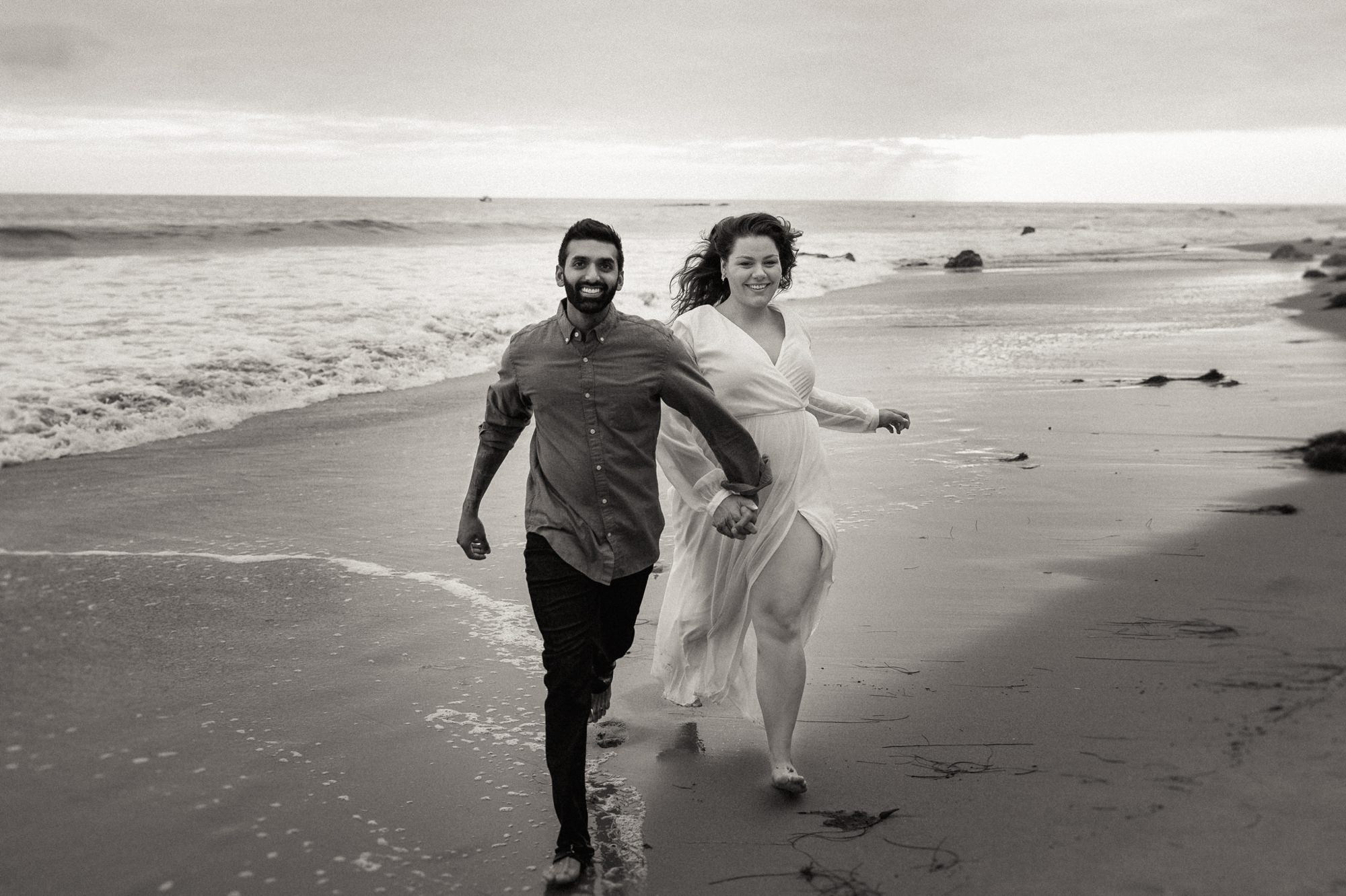Crystal Cove engagement photo