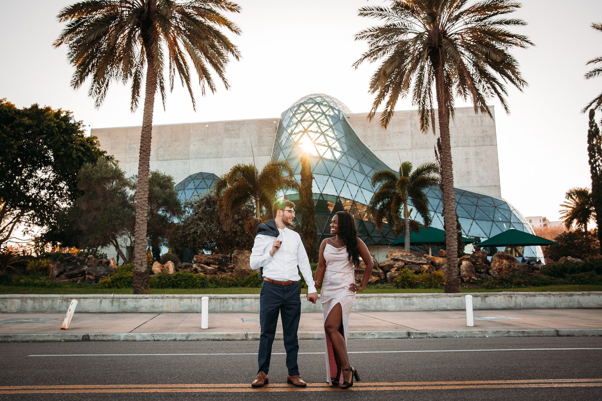 The Dali museum engagement session