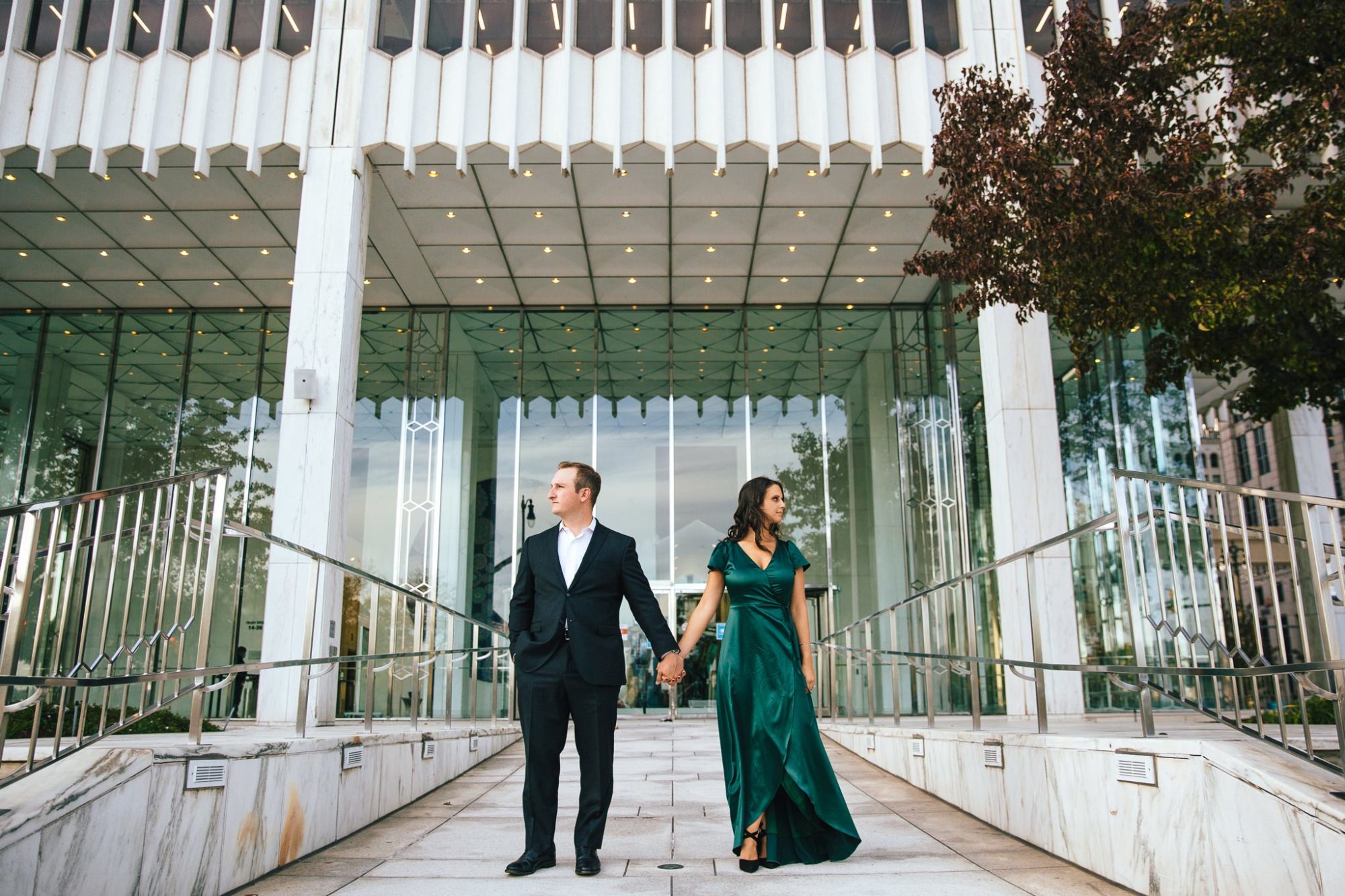 engagement session in Detroit