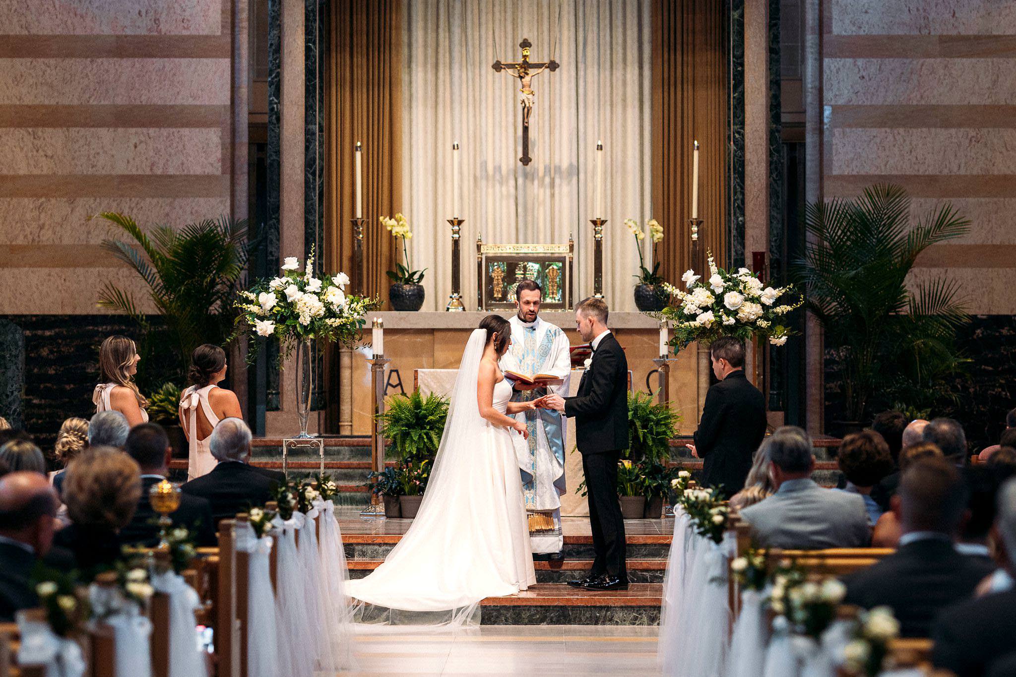 wedding ceremony exchange of rings