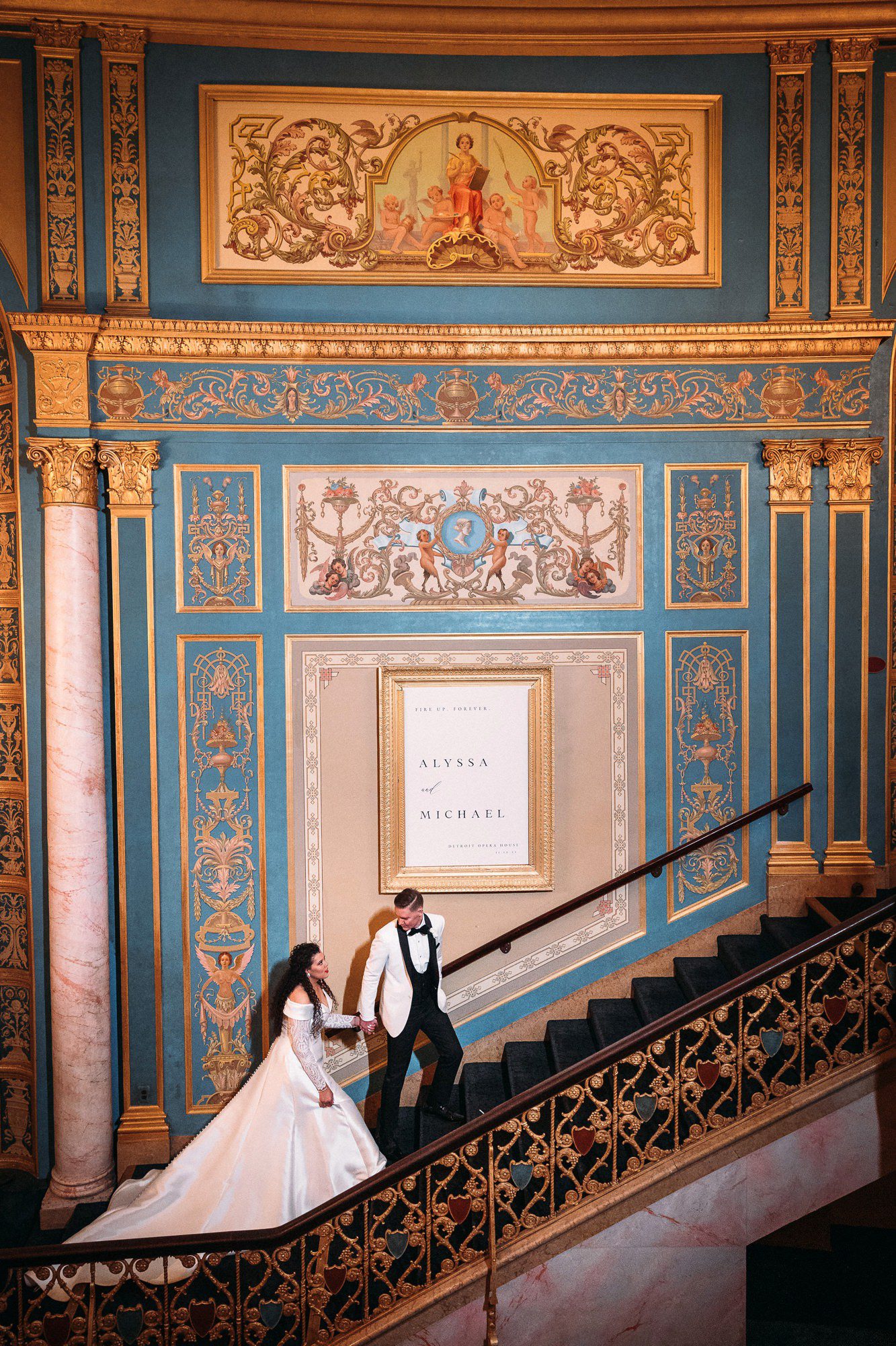 Wedding at the Detroit Opera House