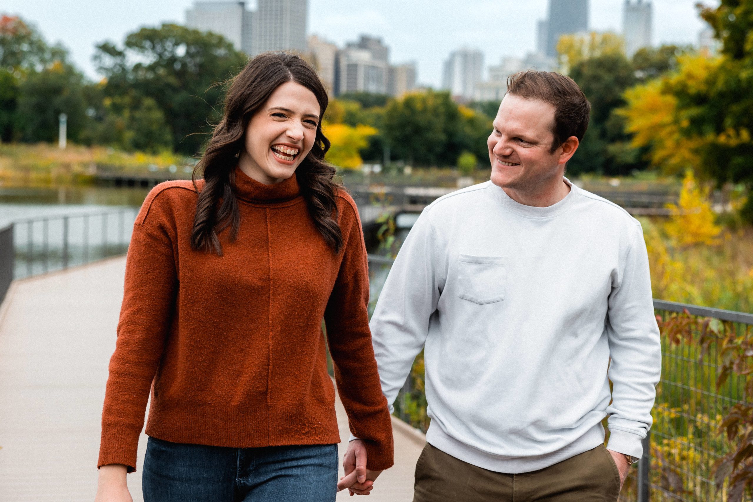 engagement session in Chicago