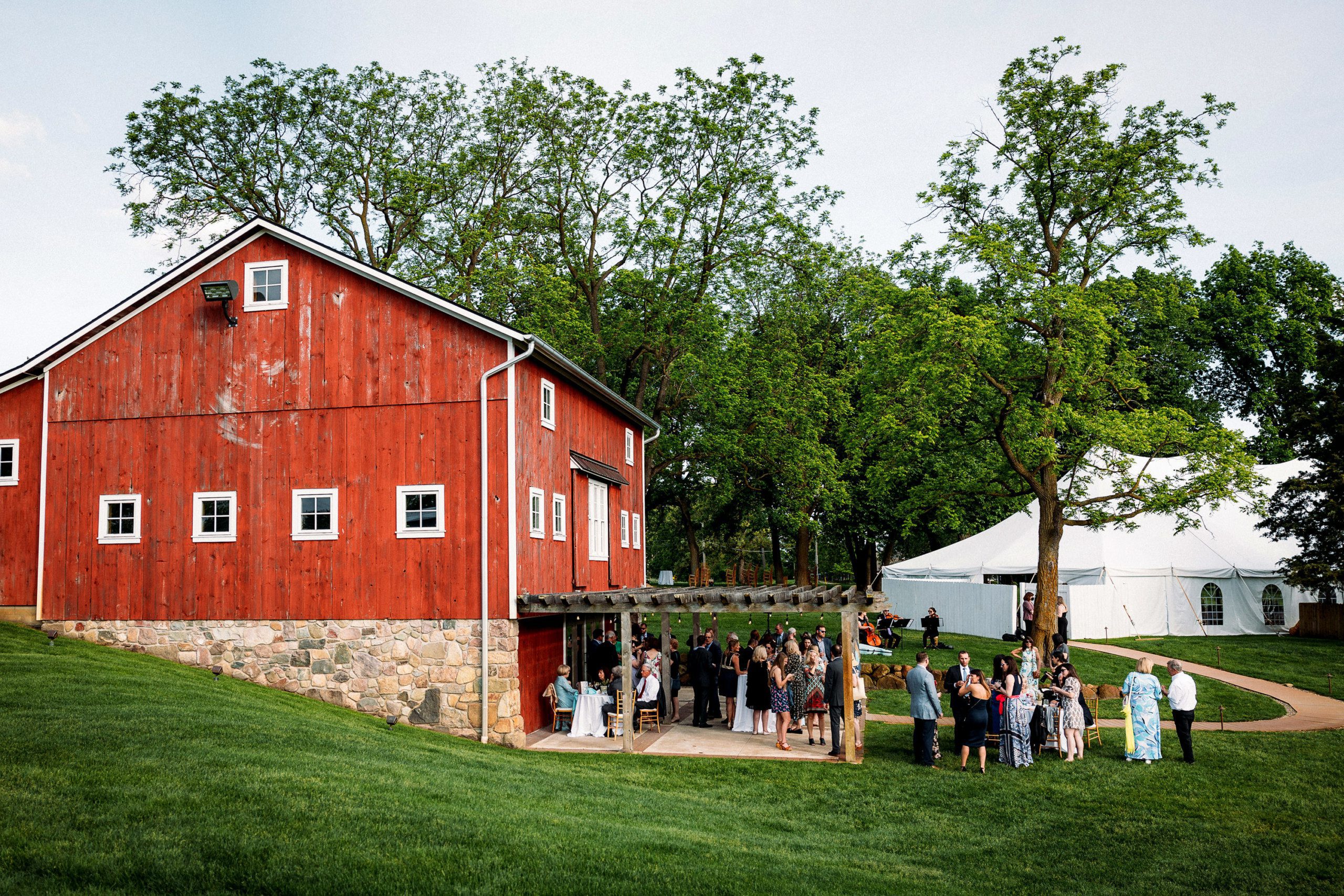 farm wedding in Michigan