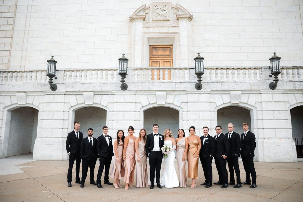 Wedding Party Photos at DIA