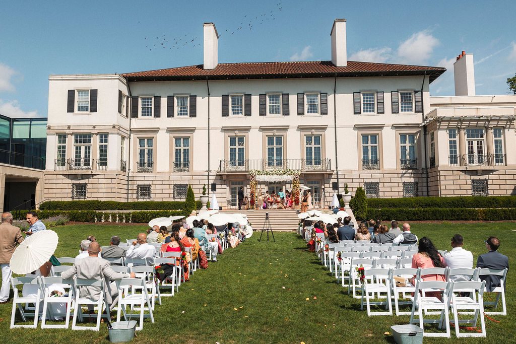 Indian Wedding Ceremony Setup at Grosse Pointe War Memorial