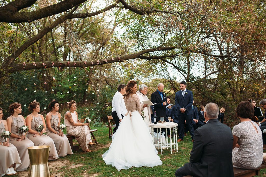 The Valley at Frutig Farms Outdoor Wedding Ceremony