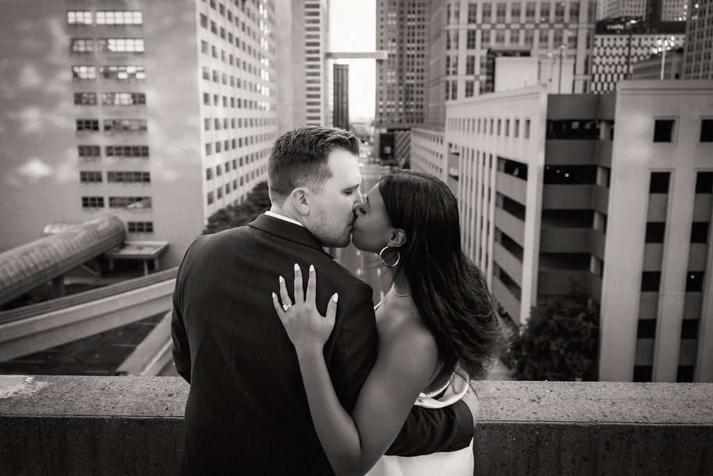 Downtown Detroit Rooftop Engagement Photo Locations