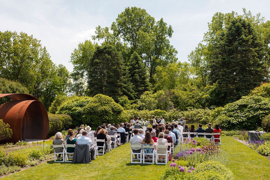 Garden Wedding Ceremony at Matthaei Botanical Gardens